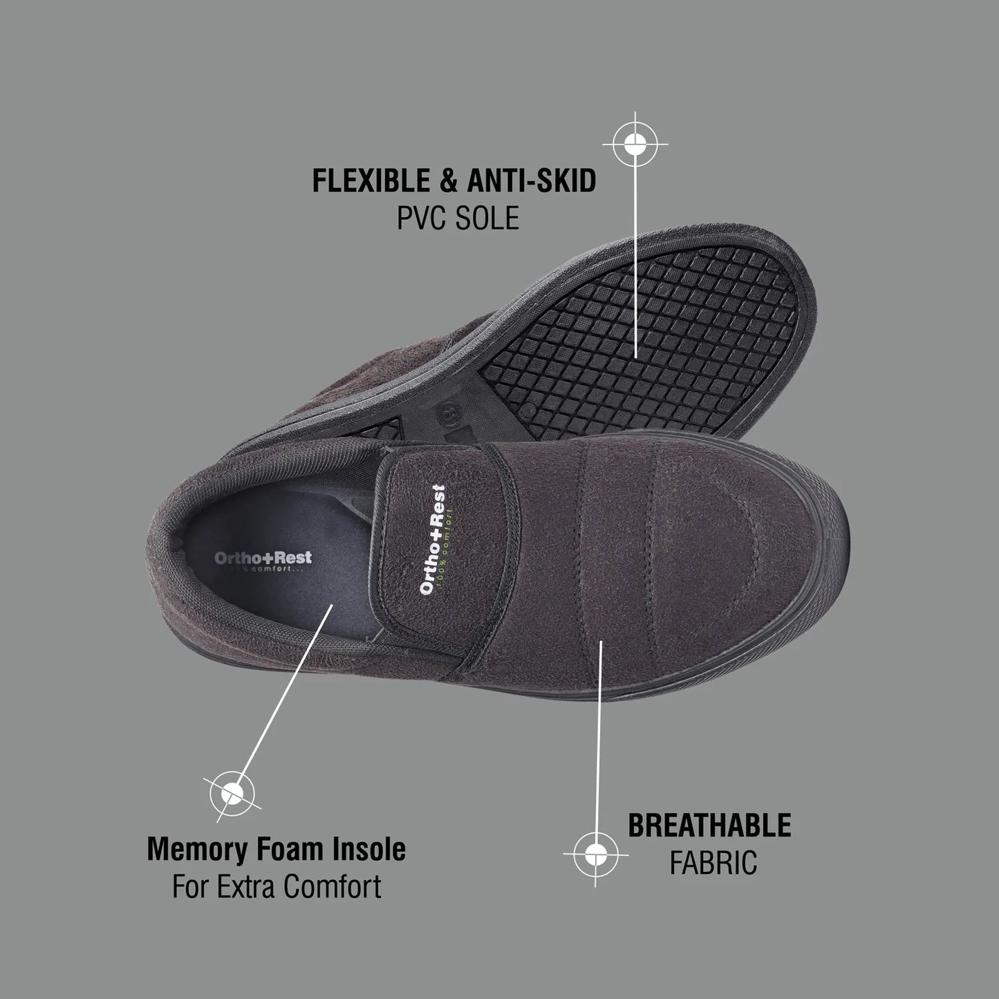 Suede Step-Up Moccasins for Men