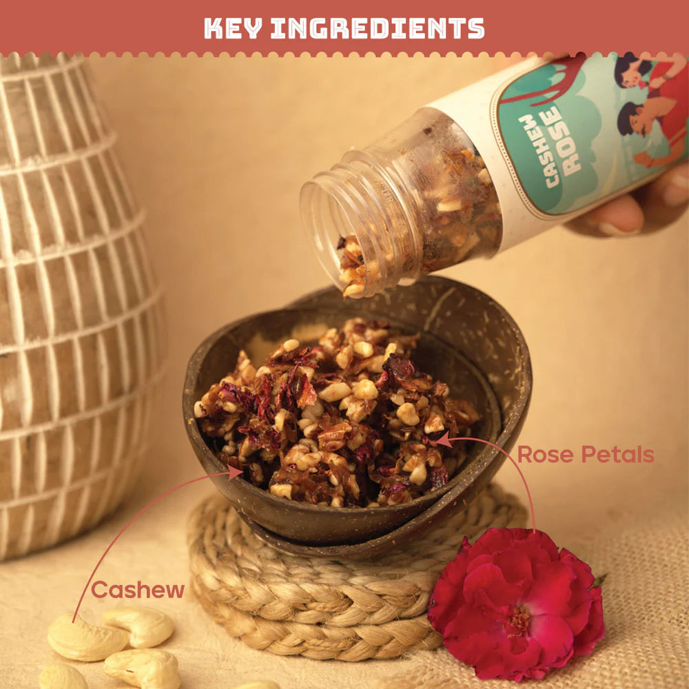 JoySpoon Cashew Rose Mukhwas