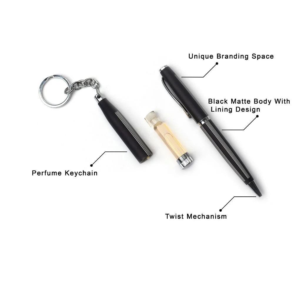 Picasso Parri's Aroma Perfume Keychain & Ball Pen Set