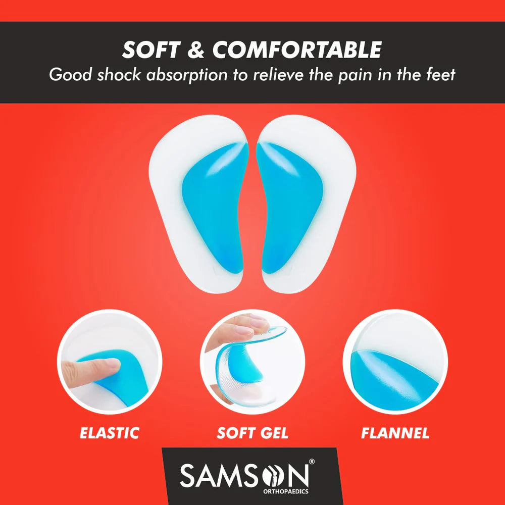 SAMSON Arch Support (PU GEL) (Pair) (AD)