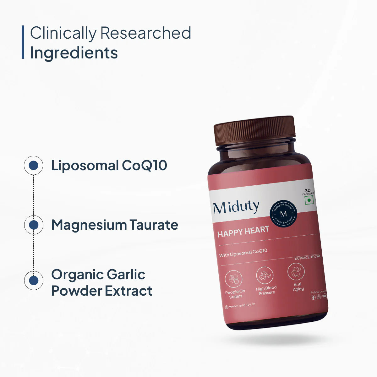 Miduty Happy Heart - Liposomal CoQ10