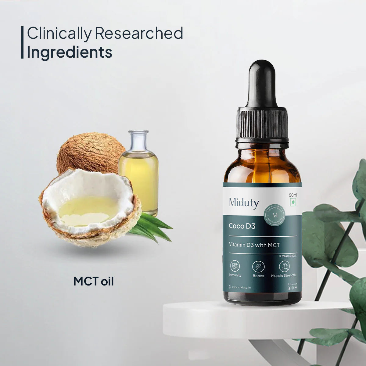 Miduty Vitamin Coco D3 Drops