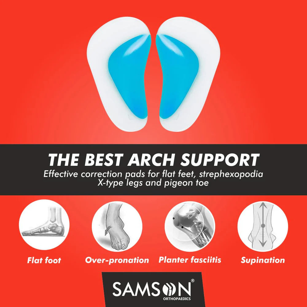 SAMSON Arch Support (PU GEL) (Pair) (AD)
