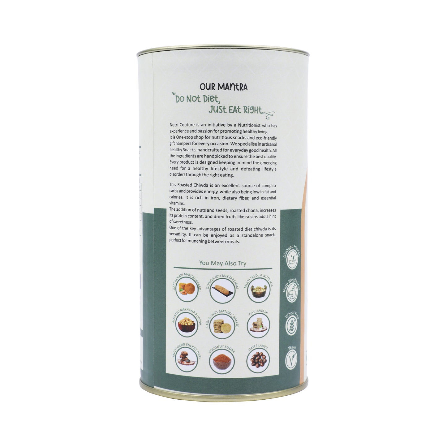 Nutri Couture Diet Chiwda (Roasted) (Black Rice & Red Rice Namkeen)