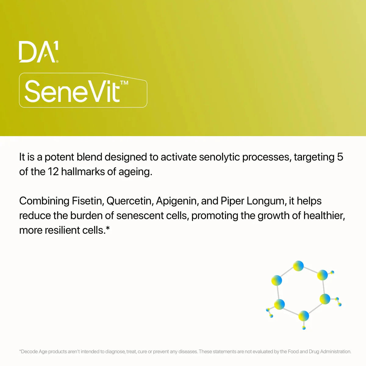 Decode Age SeneVit™ | DA¹ Foundational Senolytic Activator Blend