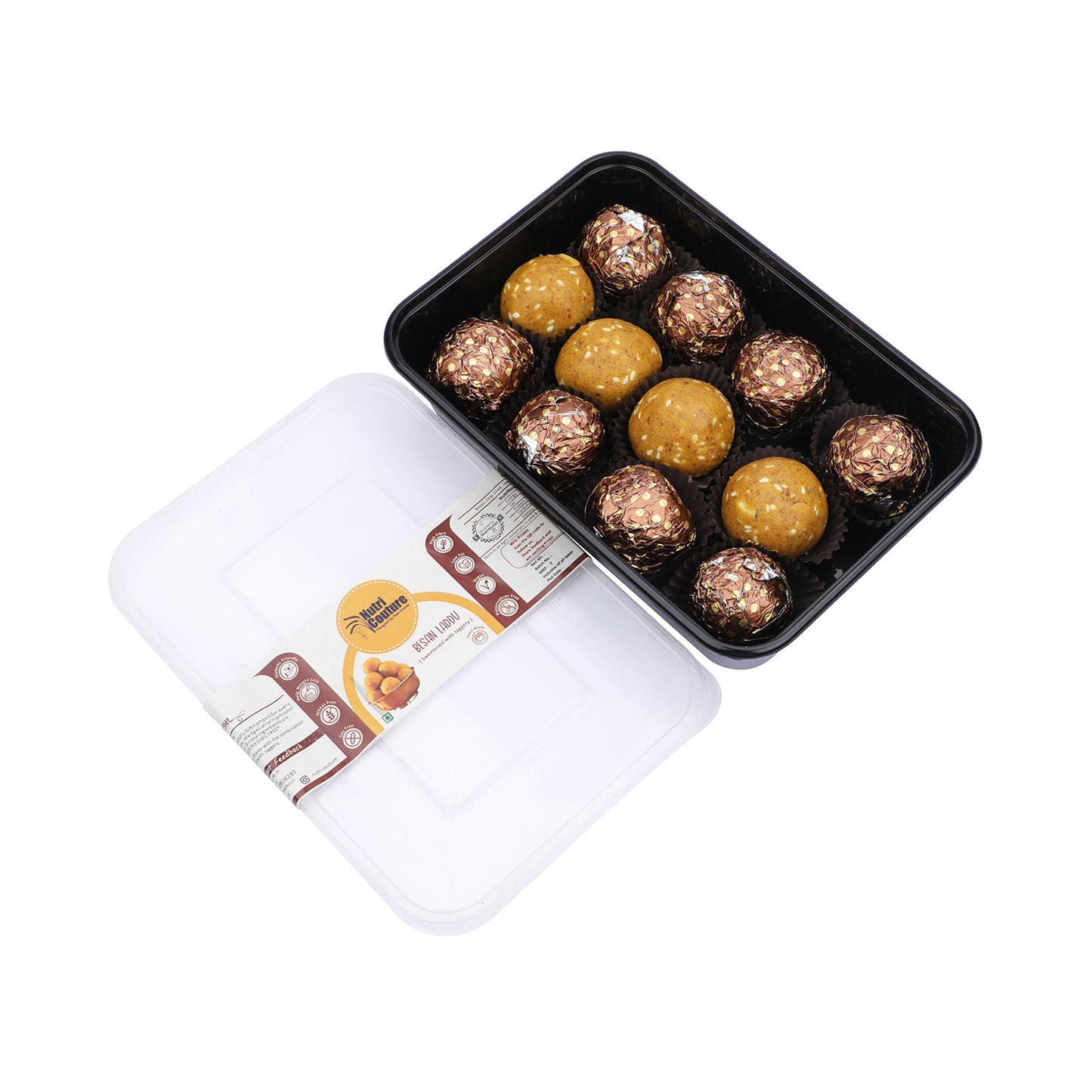 Nutri Couture Besan Laddu (Sweetened with Jaggery)