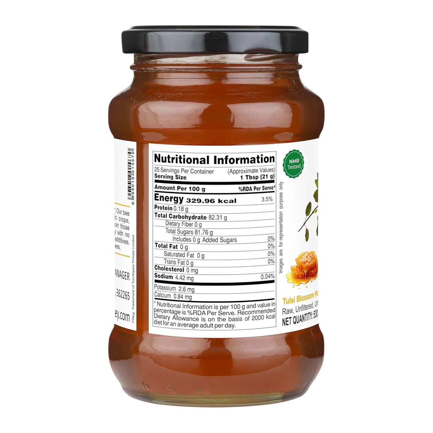 Tulsi Basil Honey Raw Organic Natural