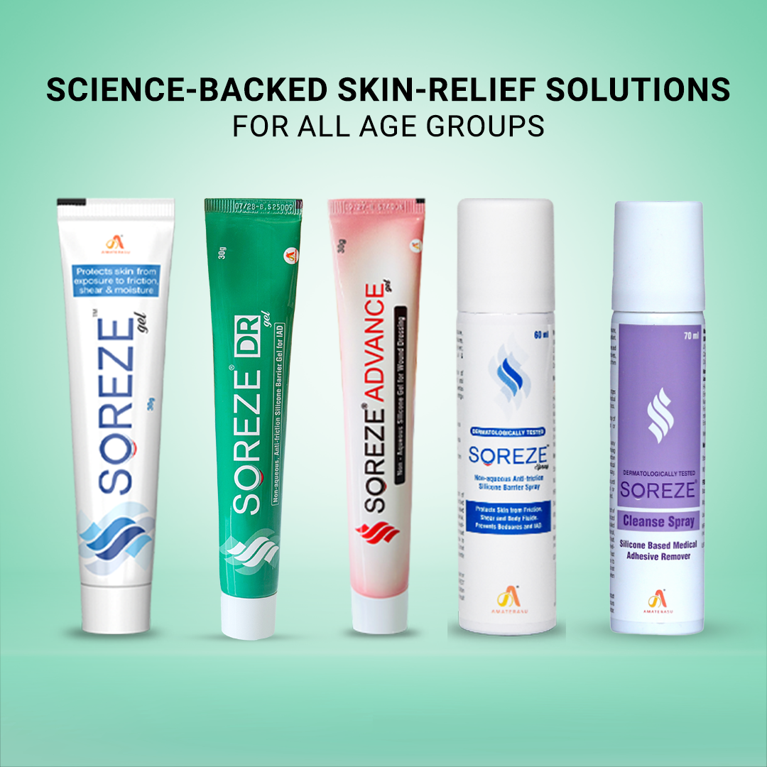 Soreze DR Gel | Anti-Diaper Rash Gel for Treatment and Prevention of Diaper Rashes in Seniors & Babies