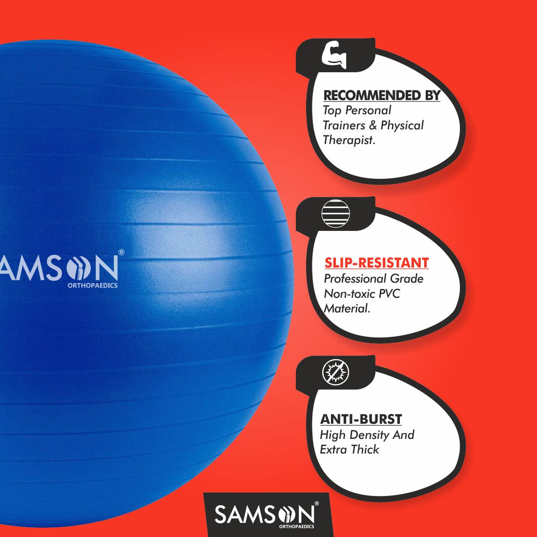 Samson Anti Burst Gym Ball