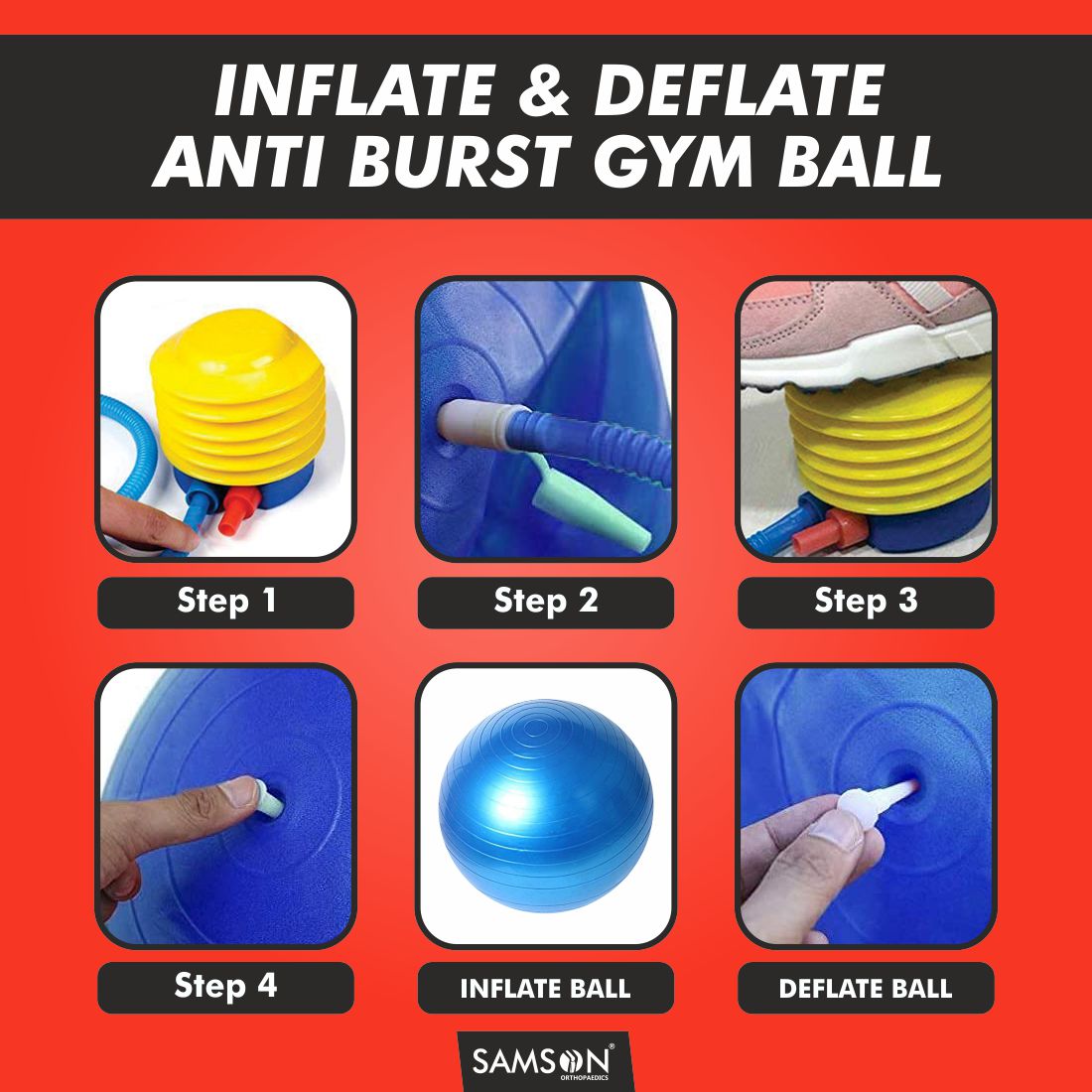Samson Anti Burst Gym Ball