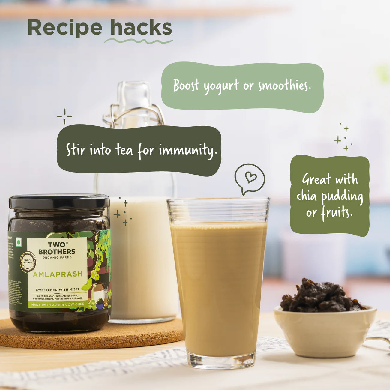 Two Brothers Organic Farms Amlaprash (Limited Edition Chyawanprash) 500 Grams