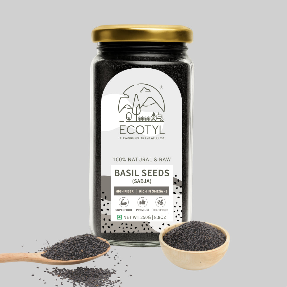 Ecotyl's Basil Seeds (Raw) - 250g