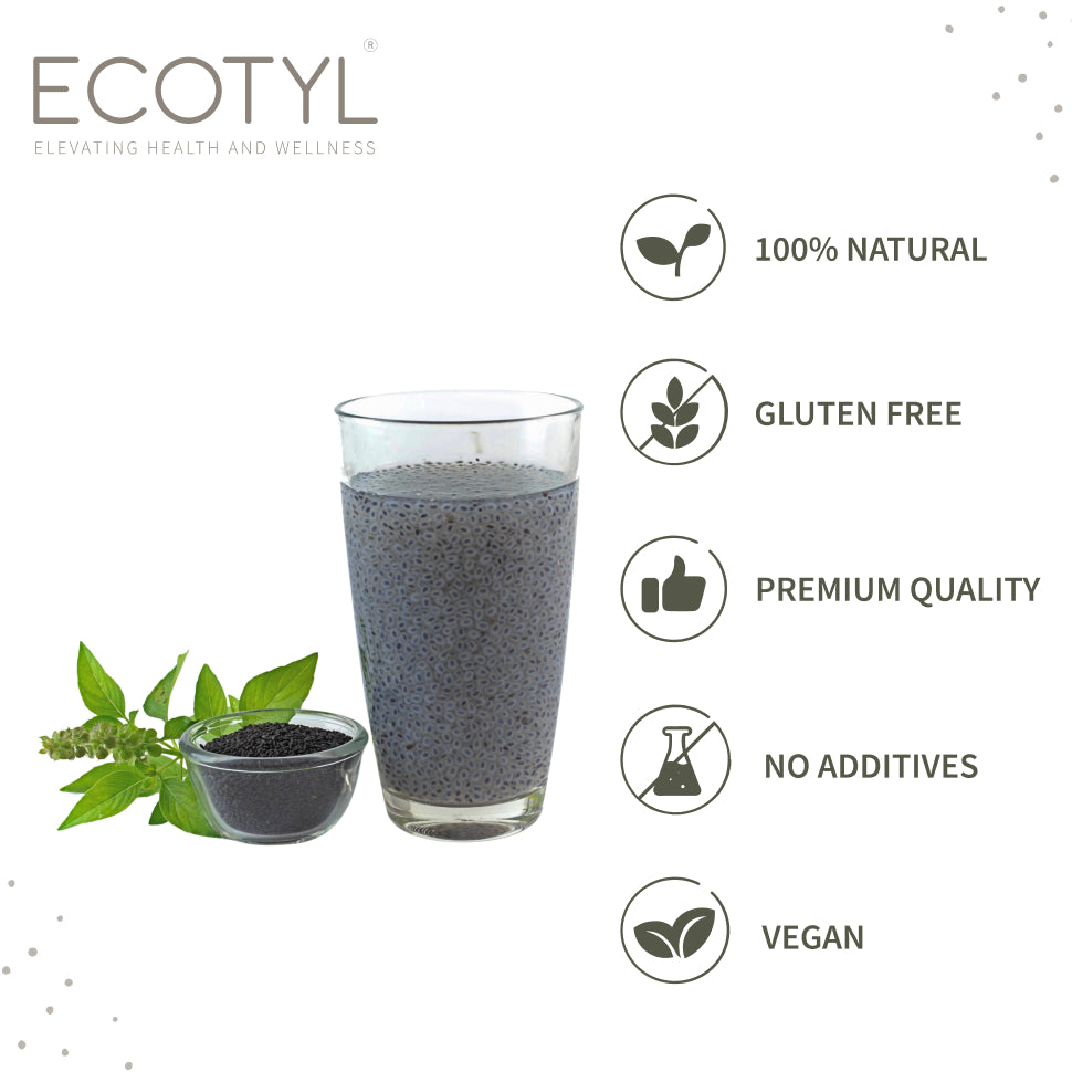 Ecotyl's Basil Seeds (Raw) - 250g