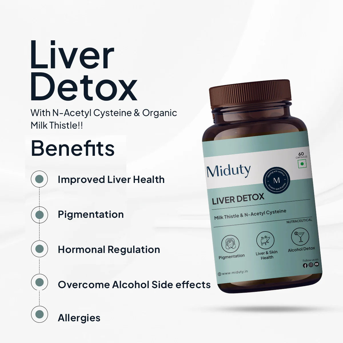 Miduty Liver Detox Supplement