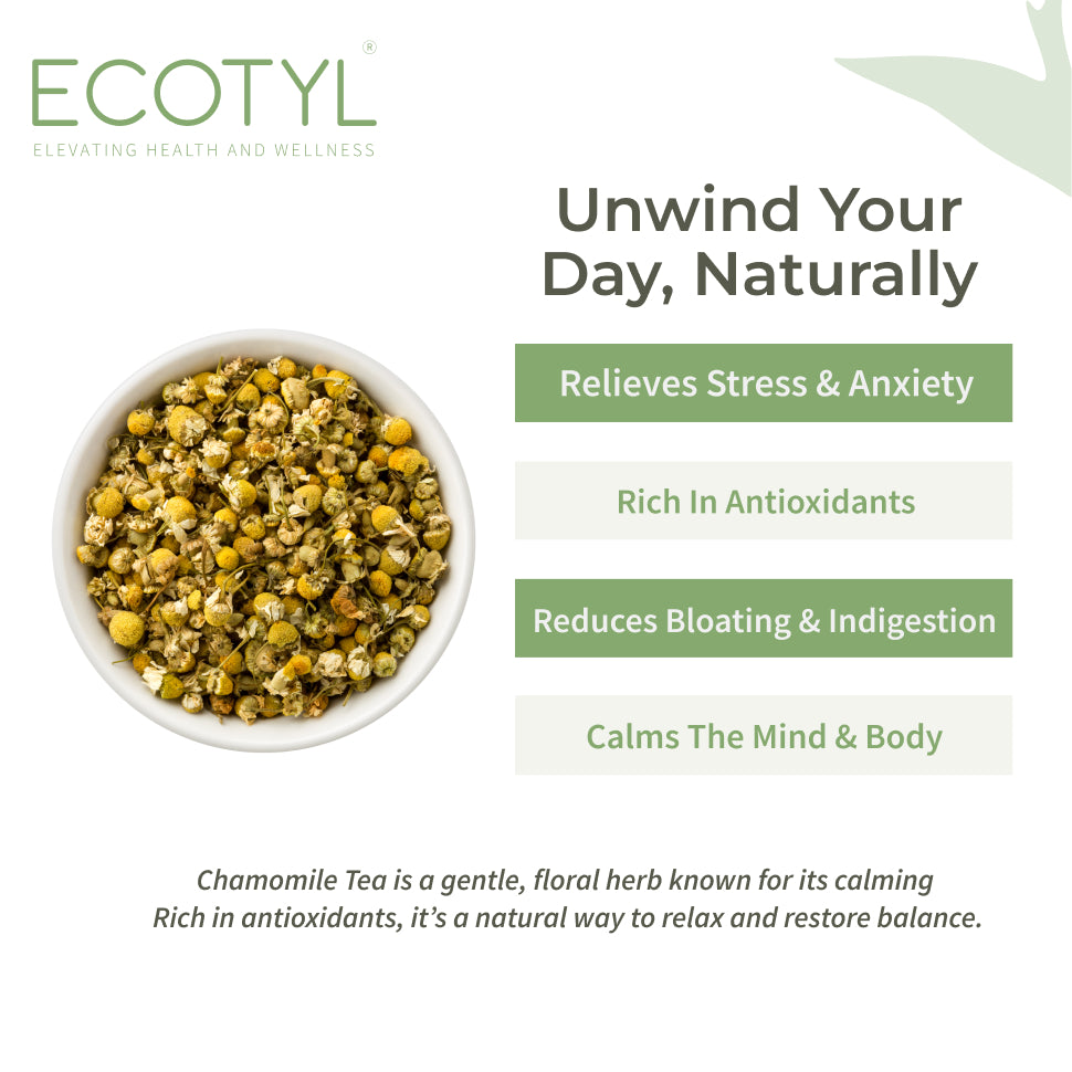 Ecotyl's Dried Chamomile Flowers - 25g