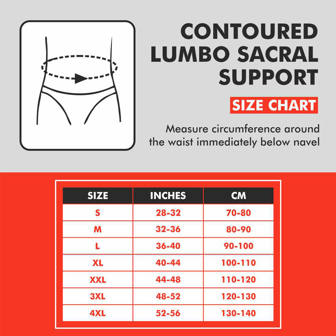 Samson Contoured Lumbo Sacral Support
