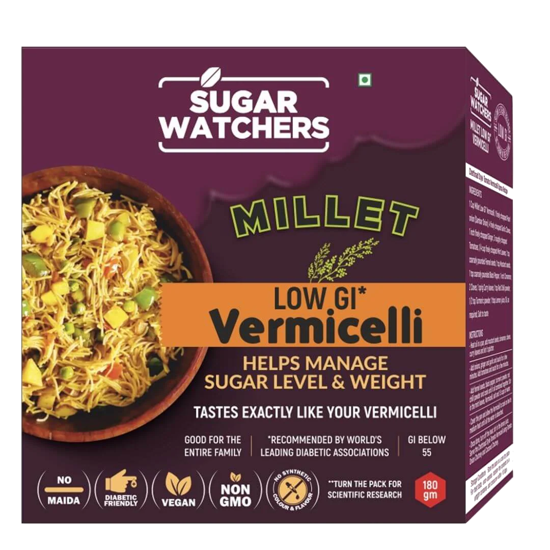 Sugar Watchers Low GI Sevai (Vermicelli), No Maida, Diabetic Friendly