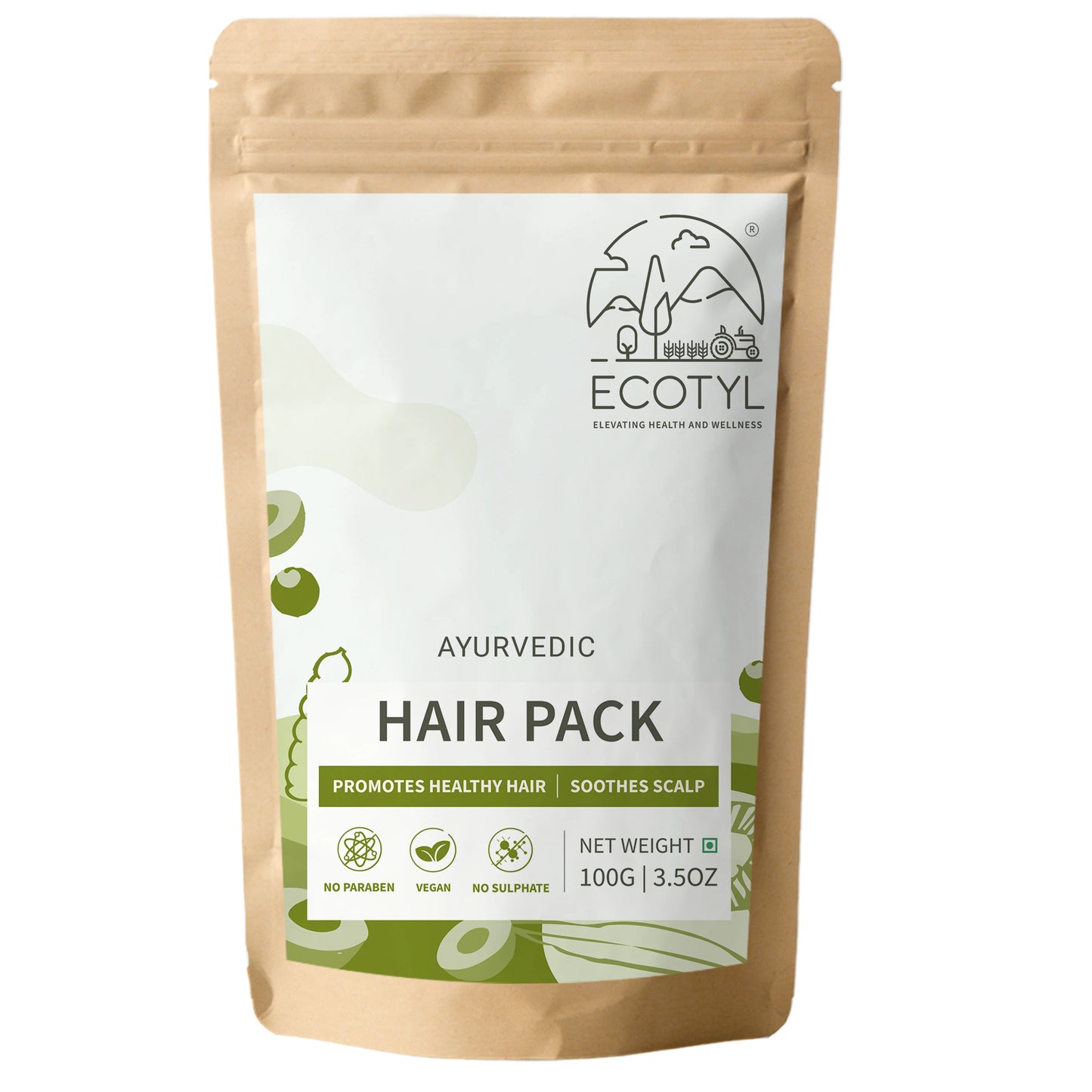 Ecotyl's Ayurvedic Hair Pack - 100 G