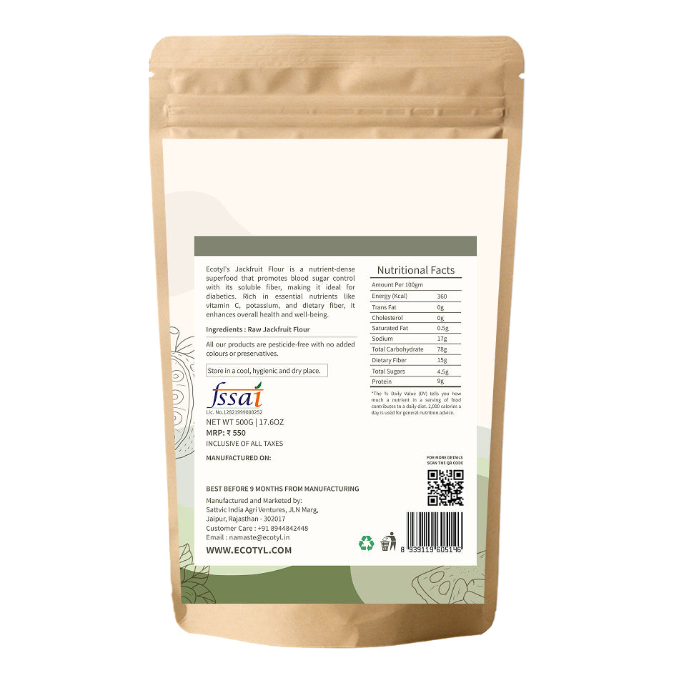 Ecotyl’s Raw Jackfruit Flour - 500g