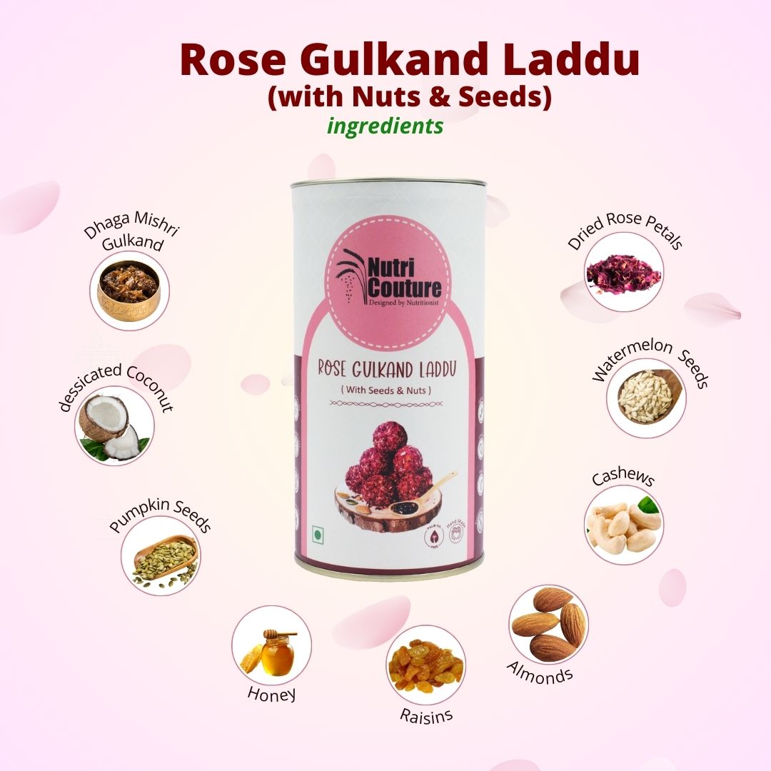 Nutri Couture Rose Gulkand Laddu