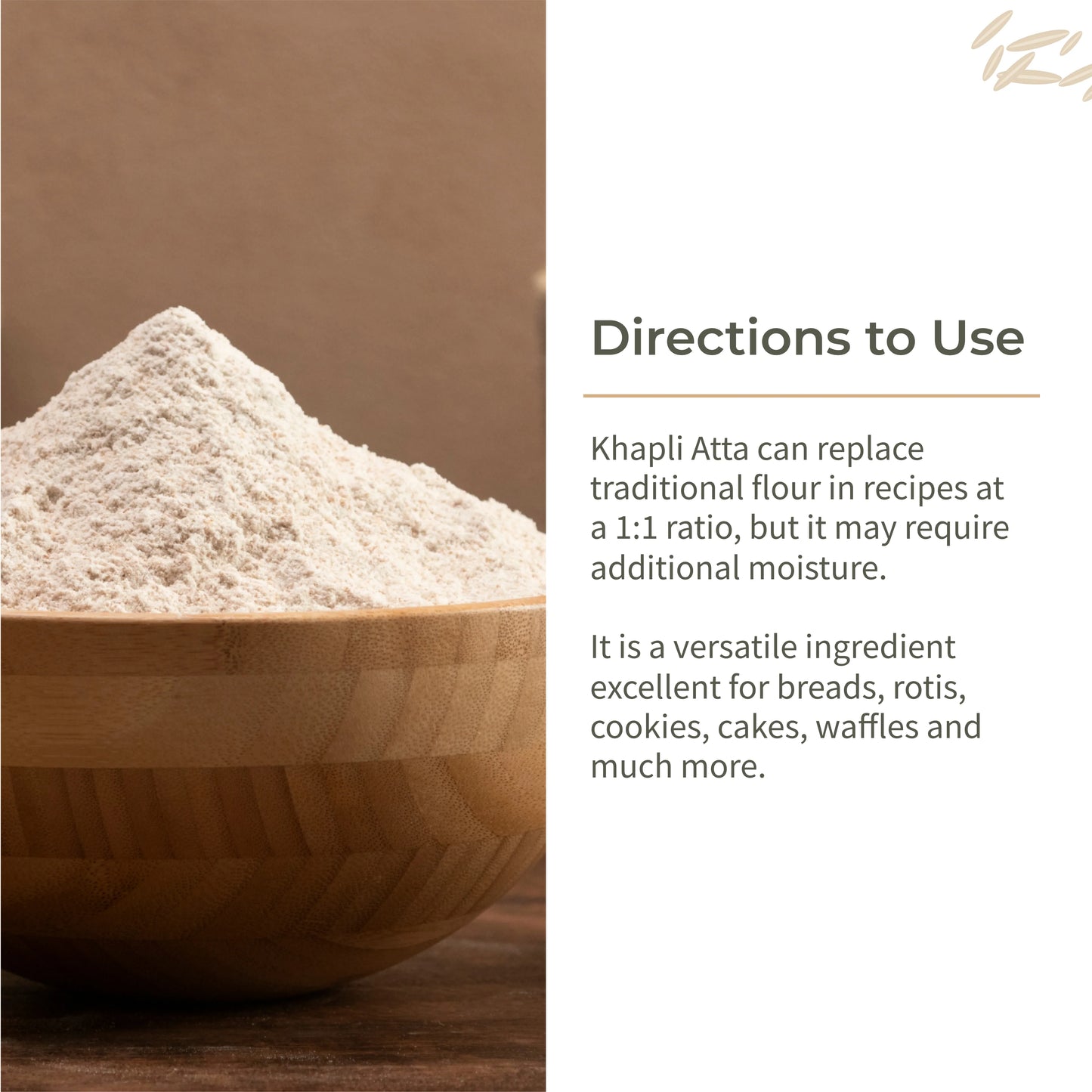 Khapli Atta - Emmer Wheat Flour