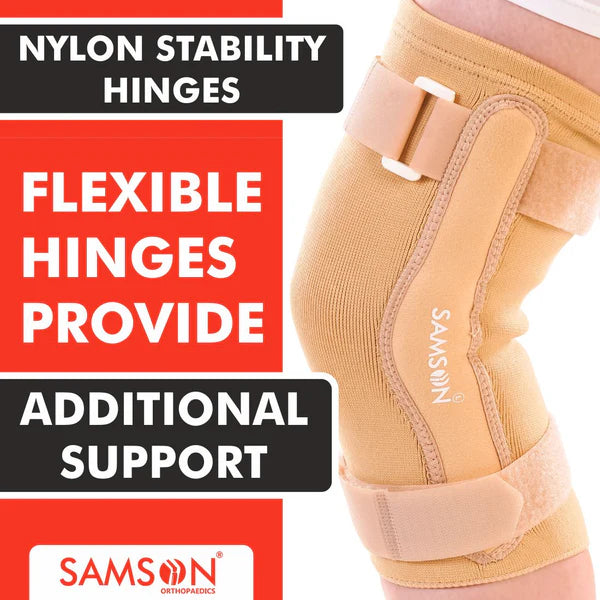 SAMSON Knee Cap with Rigid Hinged (Nylon Hinges)