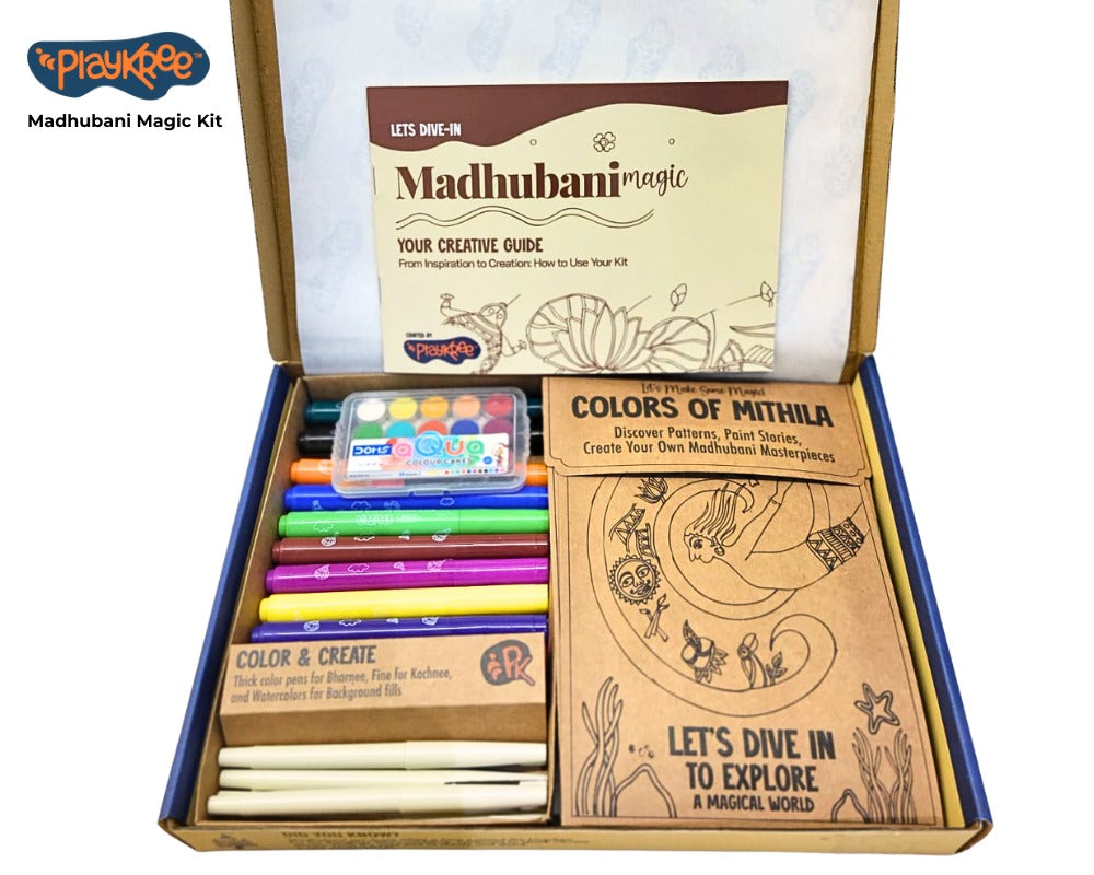PlayKree Madhubani Magic Art Kit: Unwind With An Iconic Indian Art Tradition