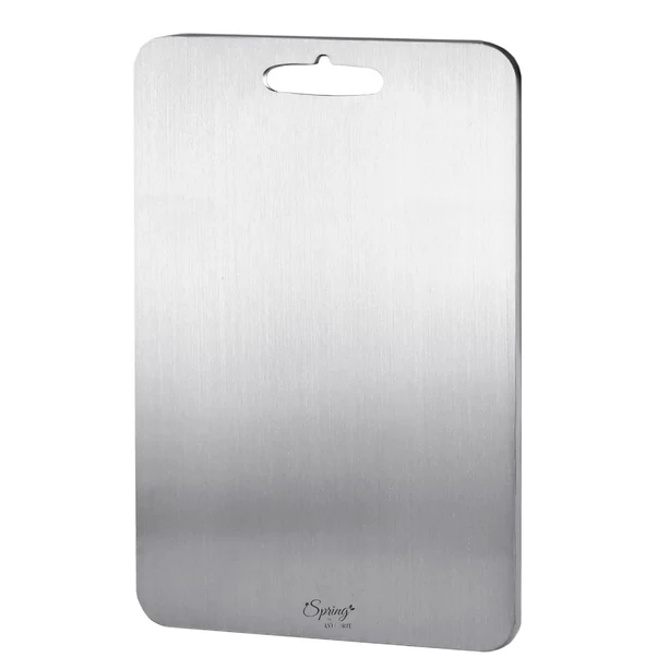 Stainless Steel Chopping Board and Ultra Sharp Knife Set Combo