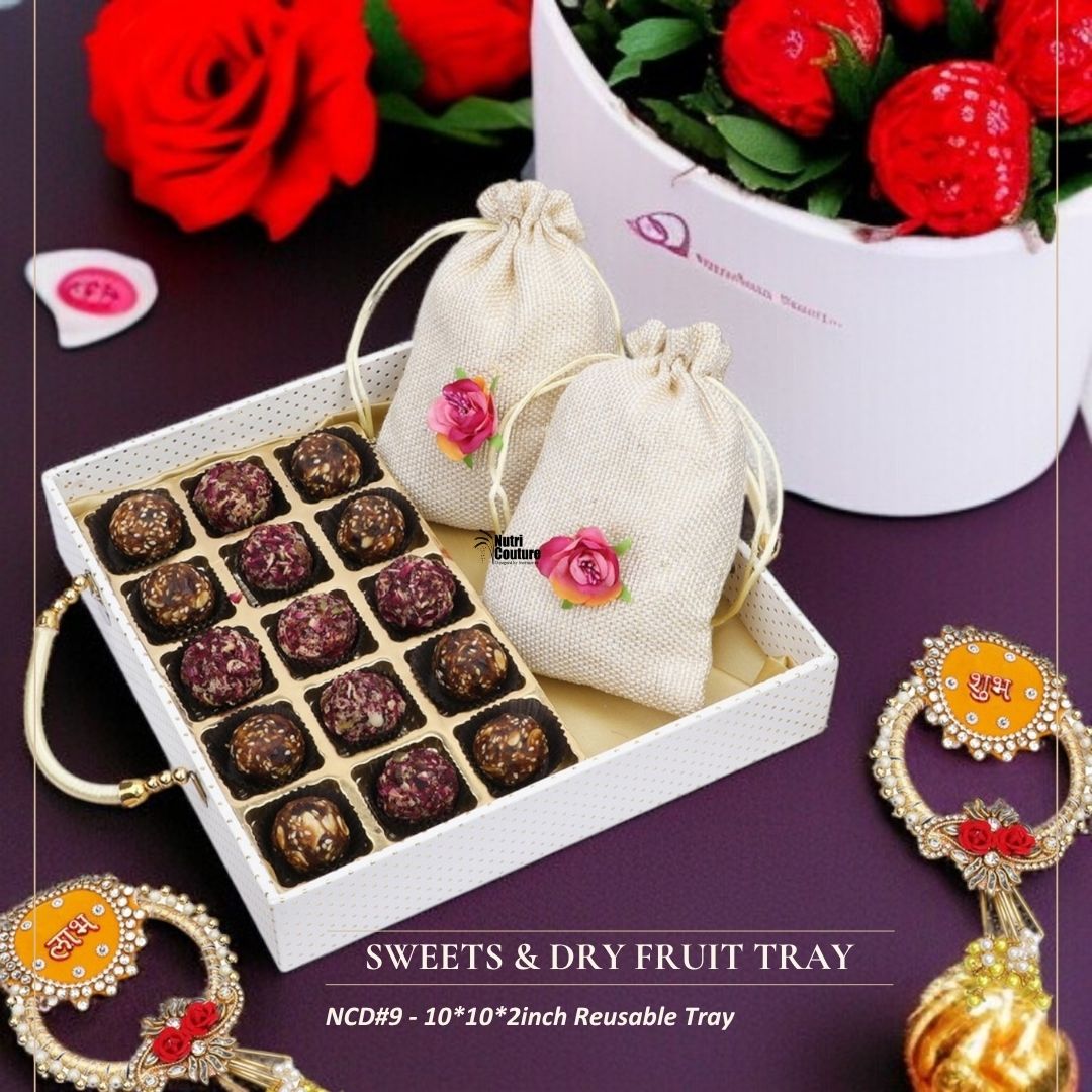 Nutri Couture Premium Laddu & Nuts Tray