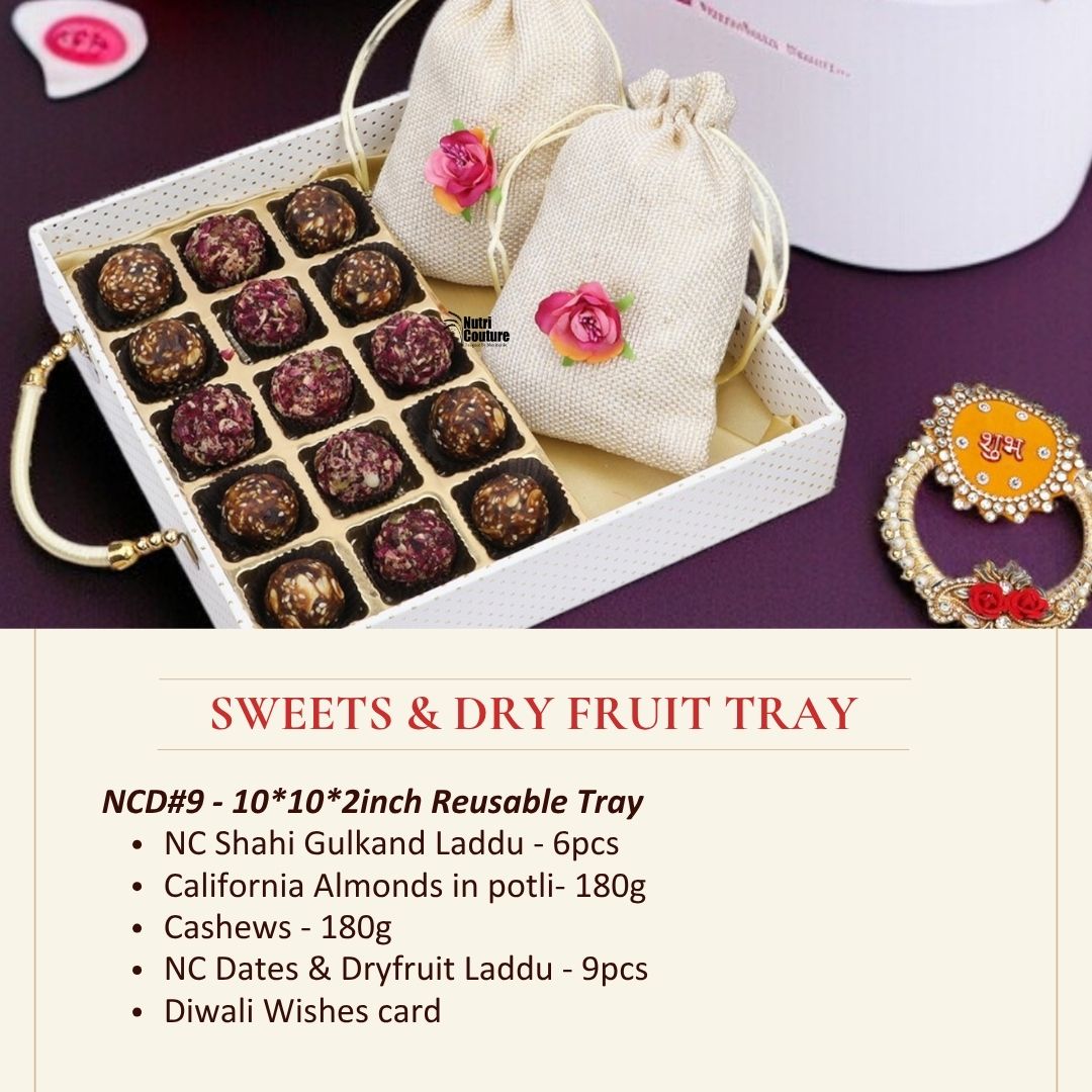 Nutri Couture Premium Laddu & Nuts Tray