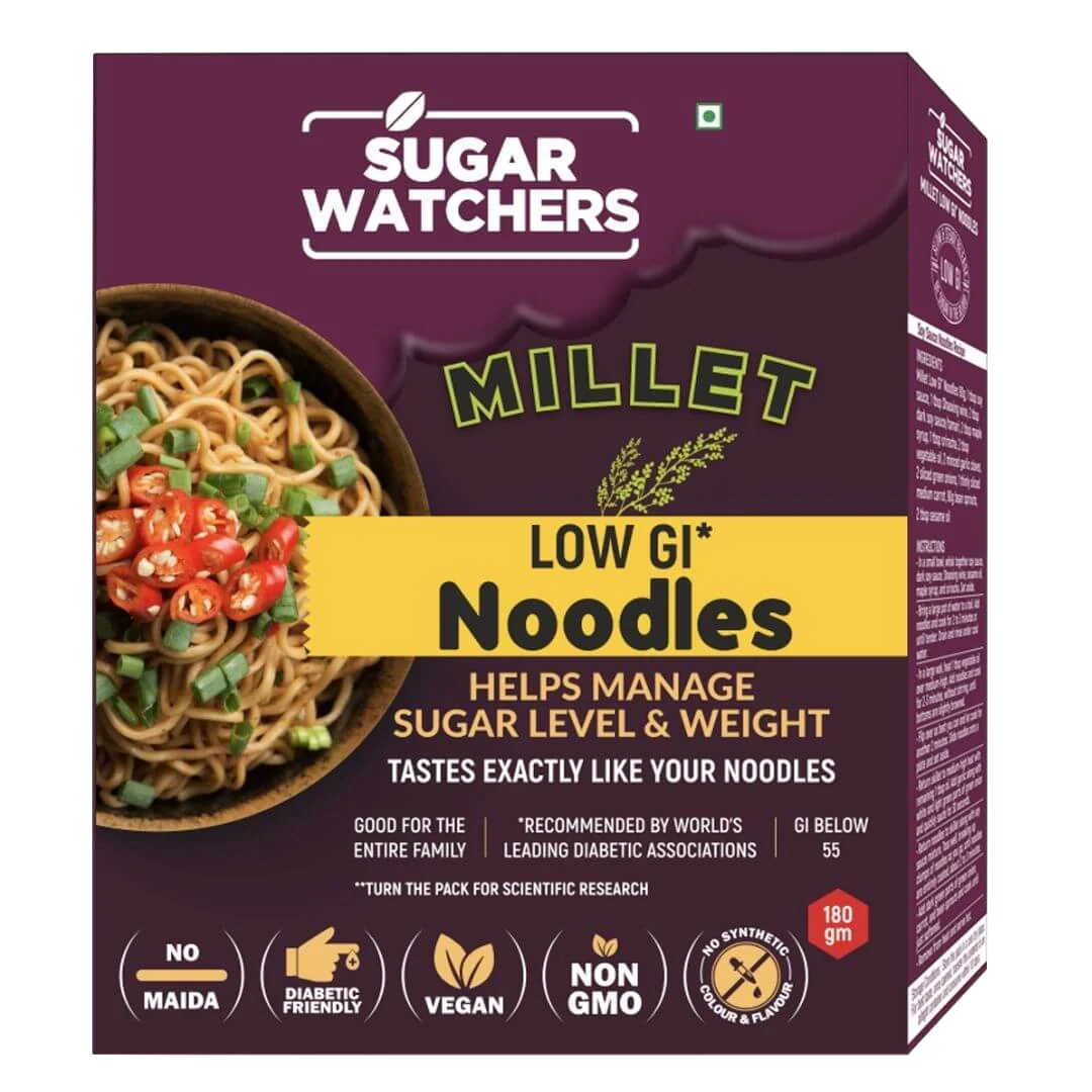 Sugar Watchers Low GI Noodles, No Maida, Non-Fried, Diabetic Friendly