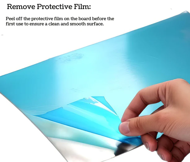 Stainless Steel Chopping Board and Ultra Sharp Knife Set Combo