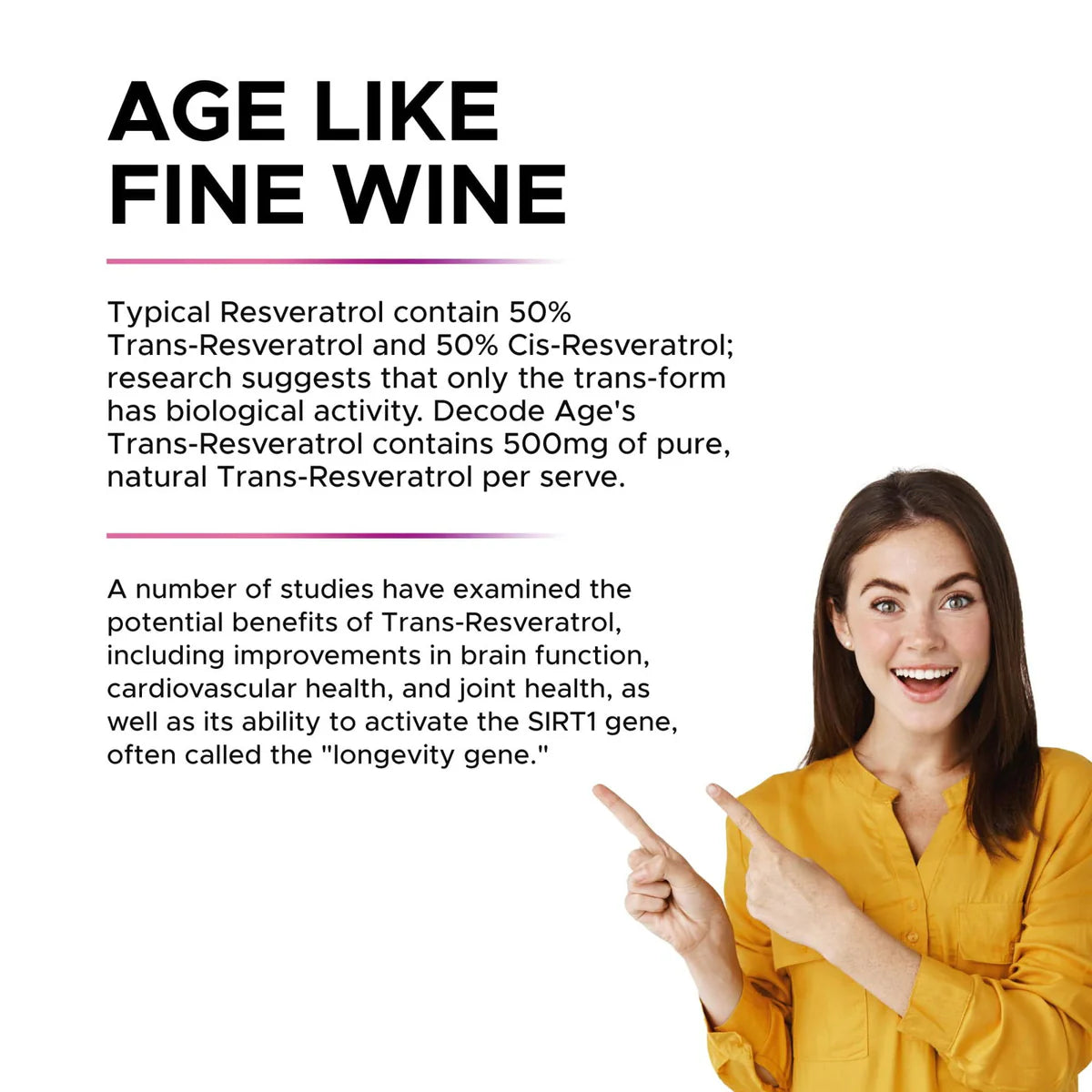Decode Age Trans Resveratrol | Japanese Knotweed Extract |500mg