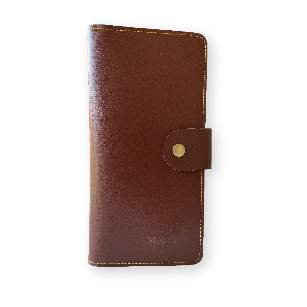 Khyaal Travel Passport Holder with Clip Button