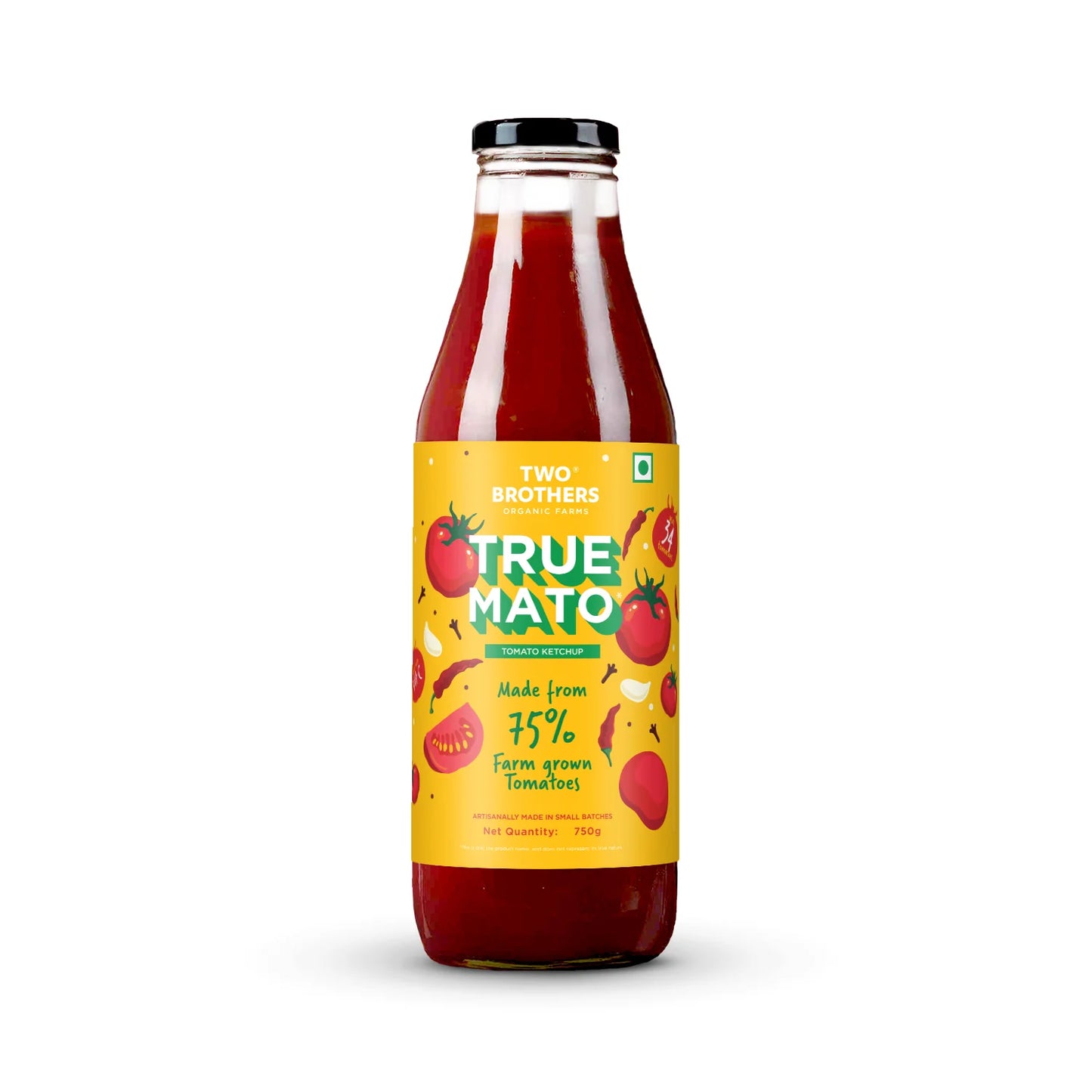 Two Brothers Organic Farms Truemato Ketchup- 750g