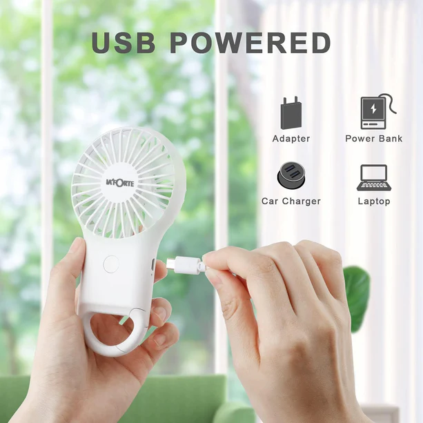 Hook Air Handheld Portable Rechargeable Fan