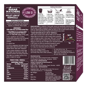Sugar Watchers Low GI Sevai (Vermicelli), No Maida, Diabetic Friendly
