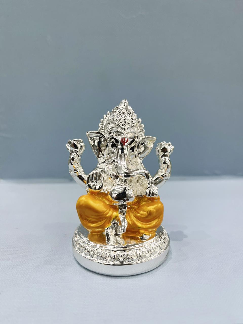 Pure Silver Ganpati Idol – A Divine Blessing for Your Home