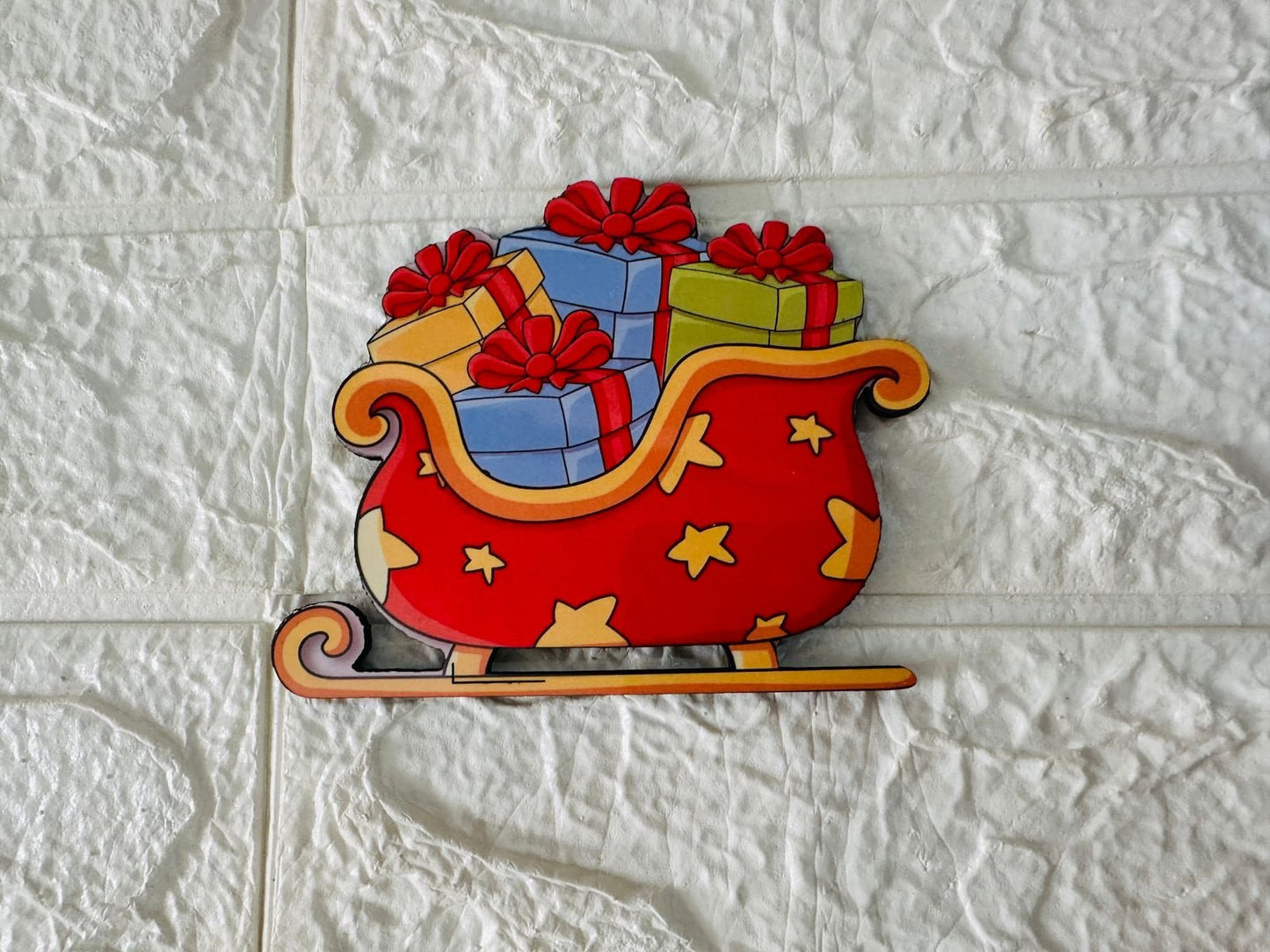 Christmas Theme Fridge Magnets - Set of 4