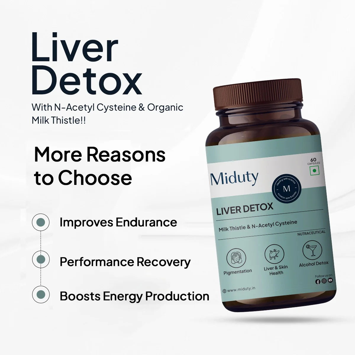 Miduty Liver Detox Supplement