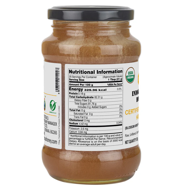 USDA Certified Organic Wild Honey