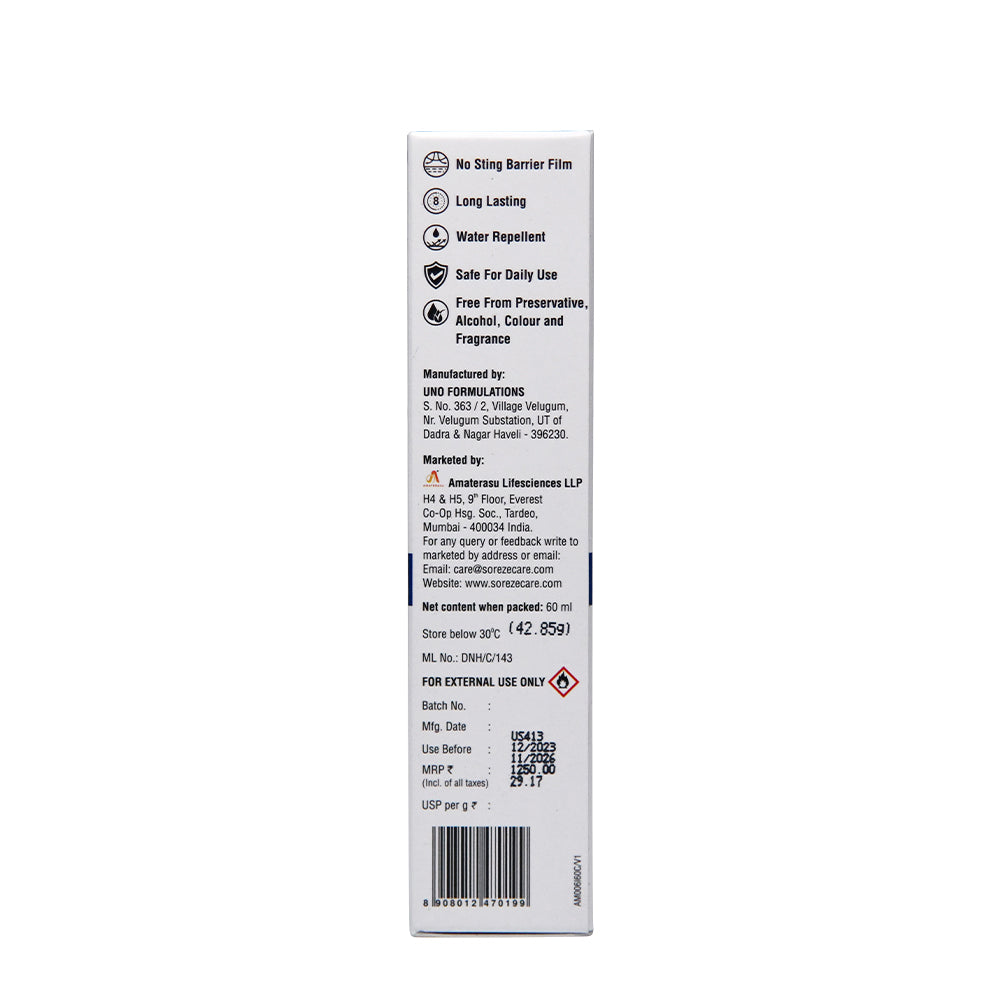 Bedsore and Adult Diaper Rash Prevention Spray