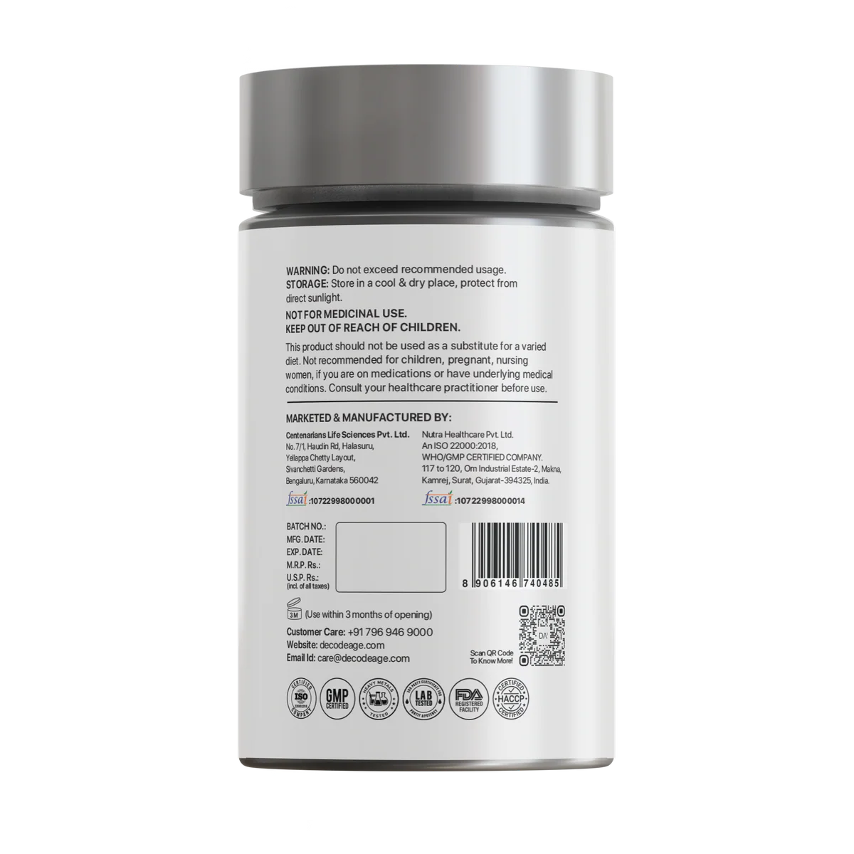Decode Age TMG |Trimethylglycine