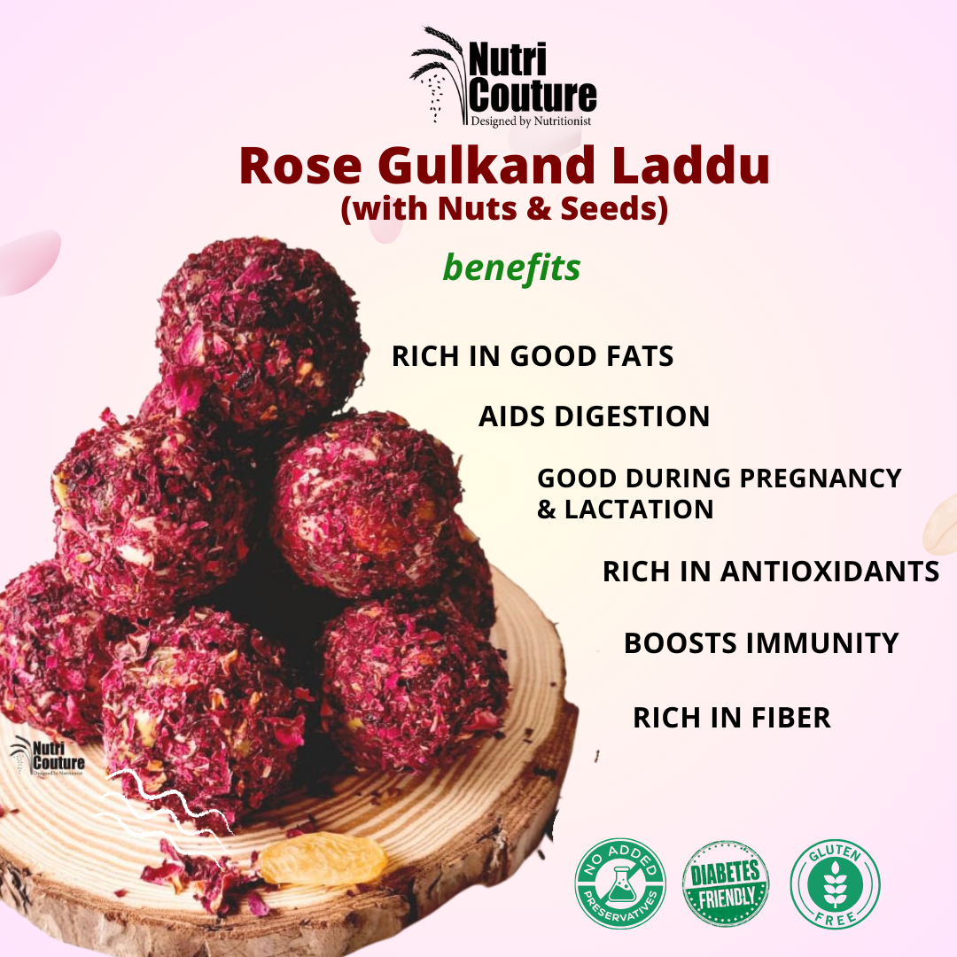 Nutri Couture Rose Gulkand Laddu