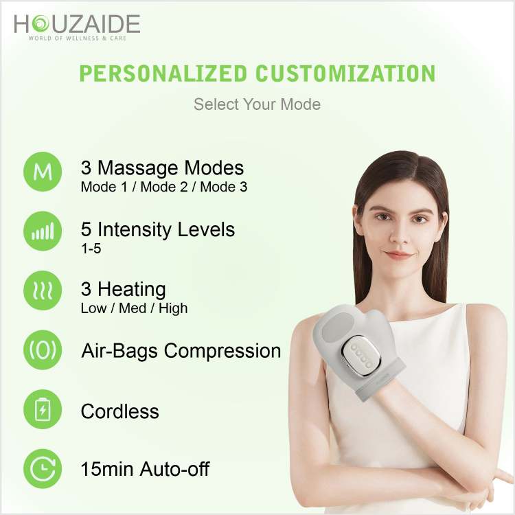HOUZAIDE Smart Hand Massager Air Bag