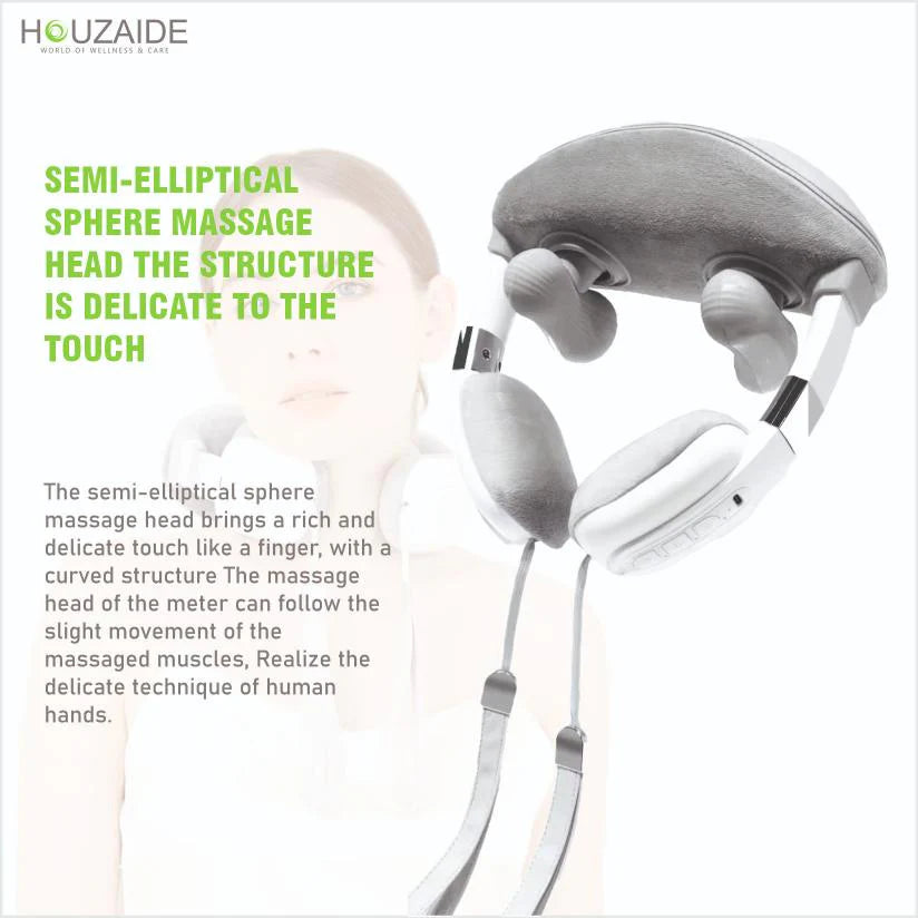 HOUZAIDE Battery Powered Neck And Shoulder Massager For Neck