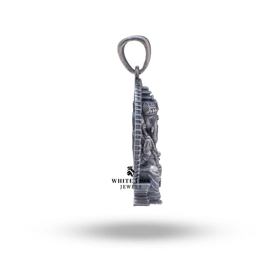 Atharva Ganesha 925 Sterling Silver Pendant