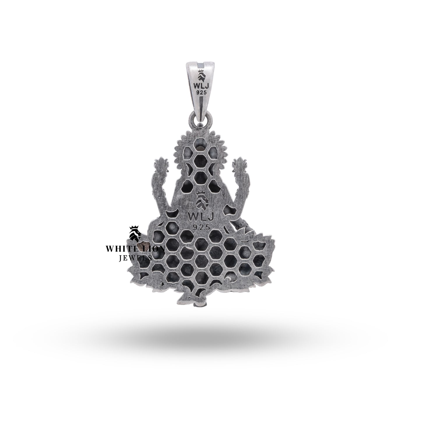 Goddess Laxmi 925 Sterling Silver Pendant