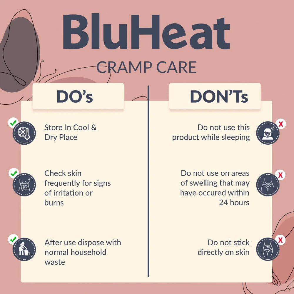 BluHeat Cramp Care (Pack of 3 Patches)