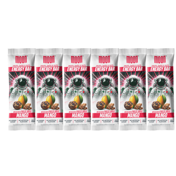 Moon Freeze Mango Energy Bars Pack of 6